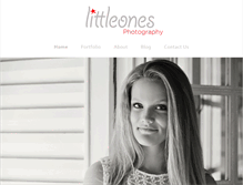 Tablet Screenshot of littleonesphotography.com